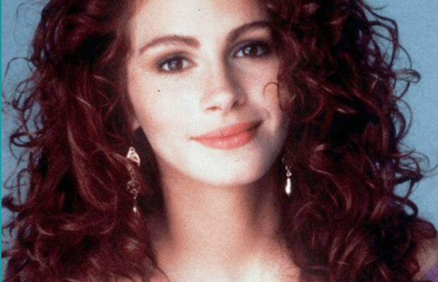 Cabelo cacheado e volumoso Julia Roberts