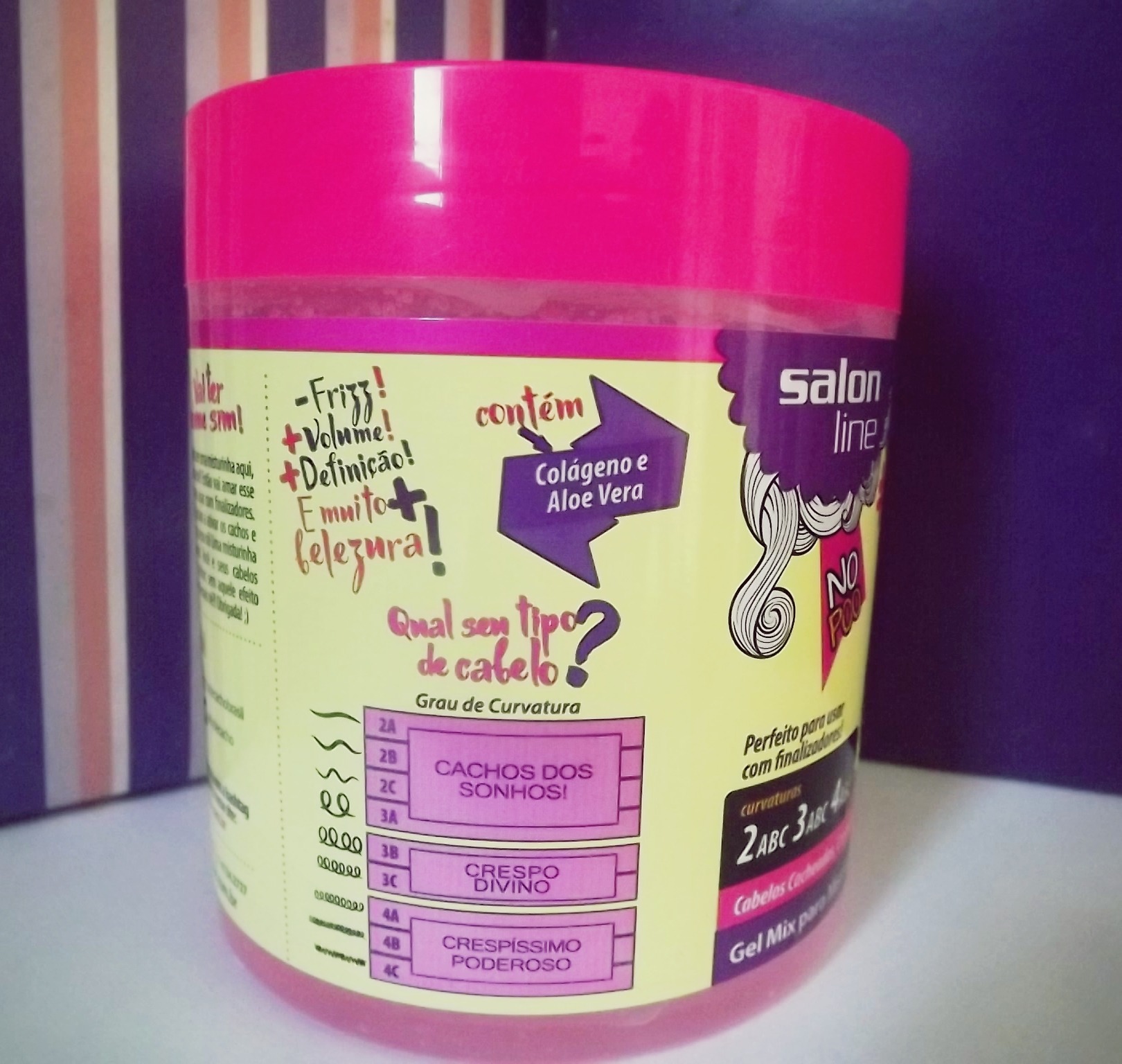 gelatina vai ter volume sim