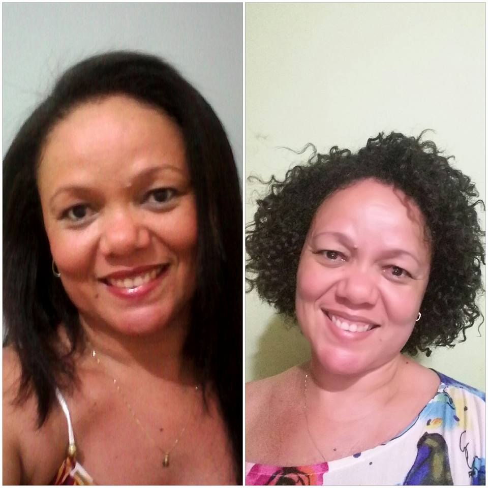 transição capilar antes e depois