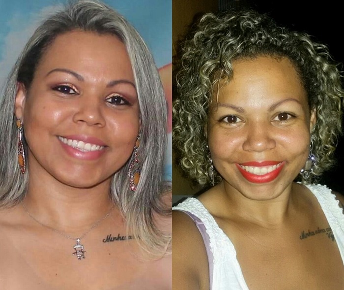 transição capilar antes e depois