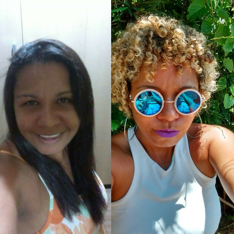 transição capilar antes e depois