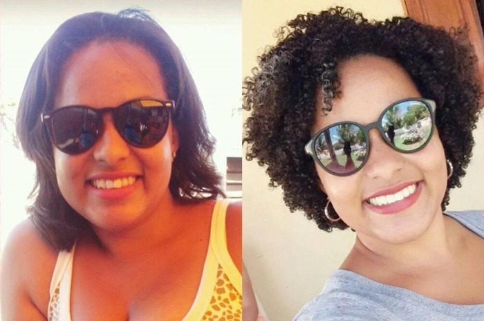 transição capilar antes e depois