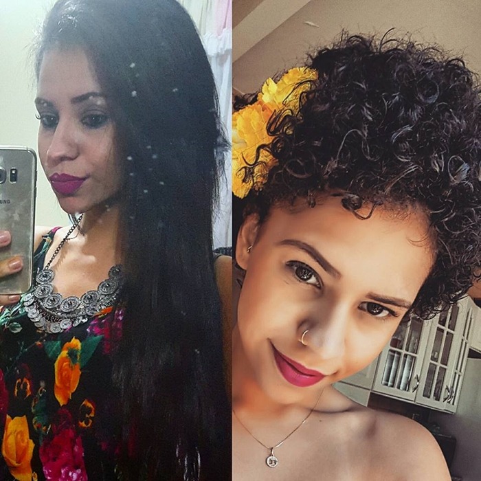 transição capilar antes e depois