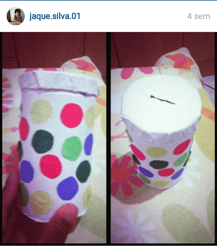 Cofre personalizado reciclado